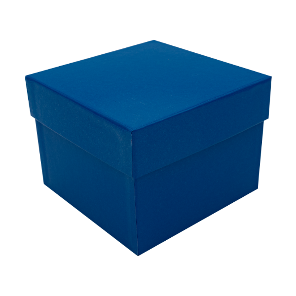 blauer-hoher-karton-ecke Kryobox aus Karton 133 x 133 x 75 - Standard blau