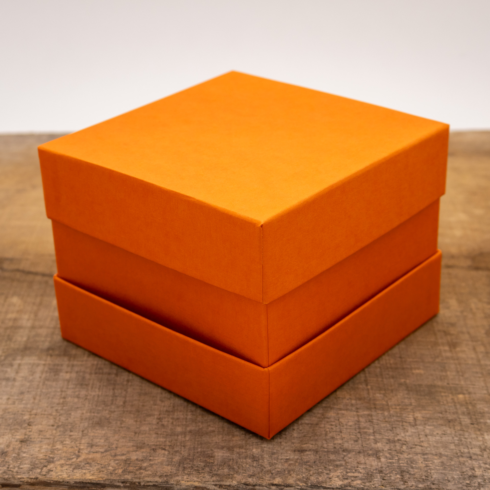 Premium Geschenkkarton - Orange