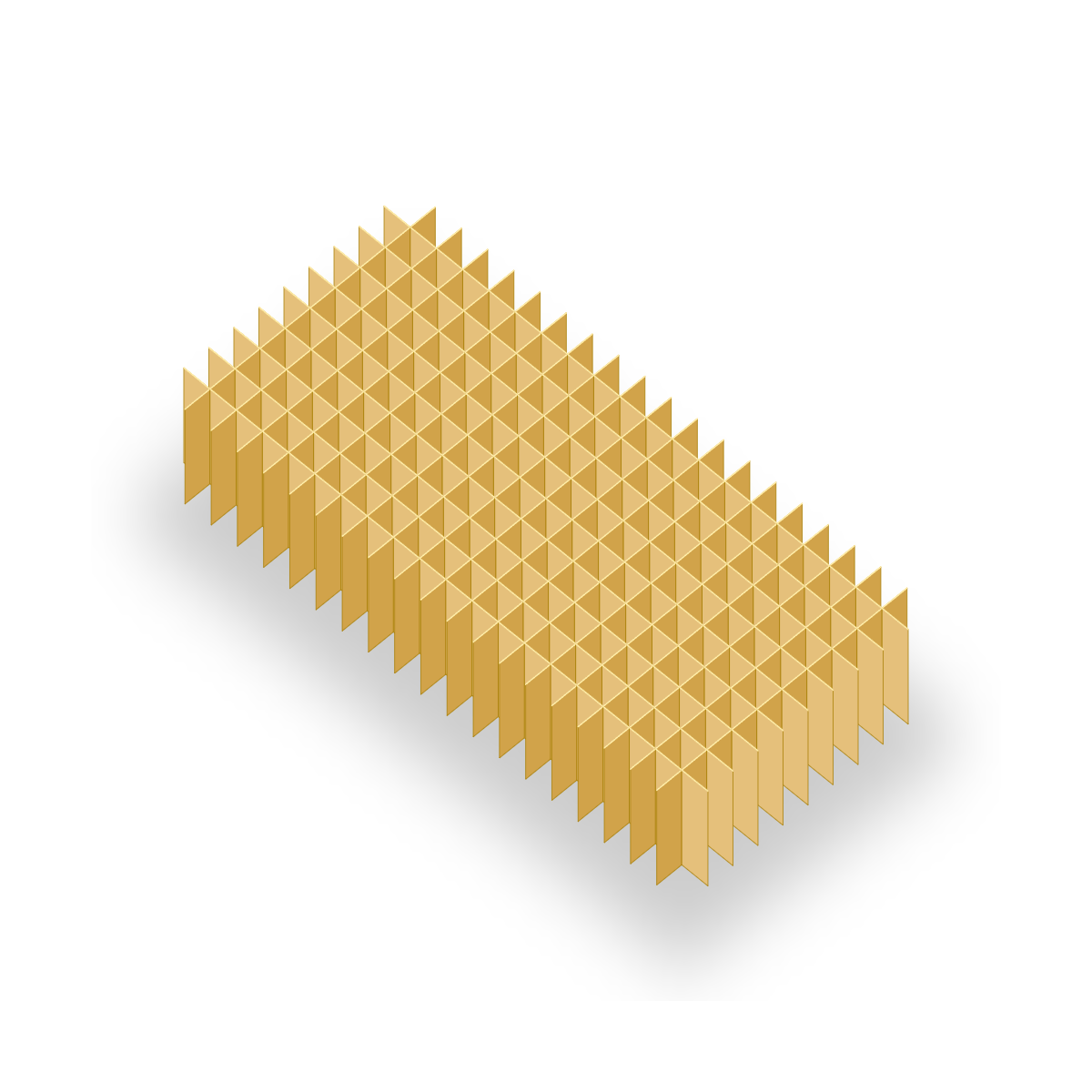 Rastereinsatz 136 x 268 - Fächer 10 x 20 - Höhe 30mm