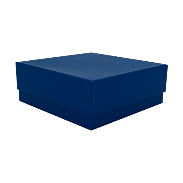 blauer-karton-ecke Blauer Karton mit Deckel nach Maß mit Papier bezogen