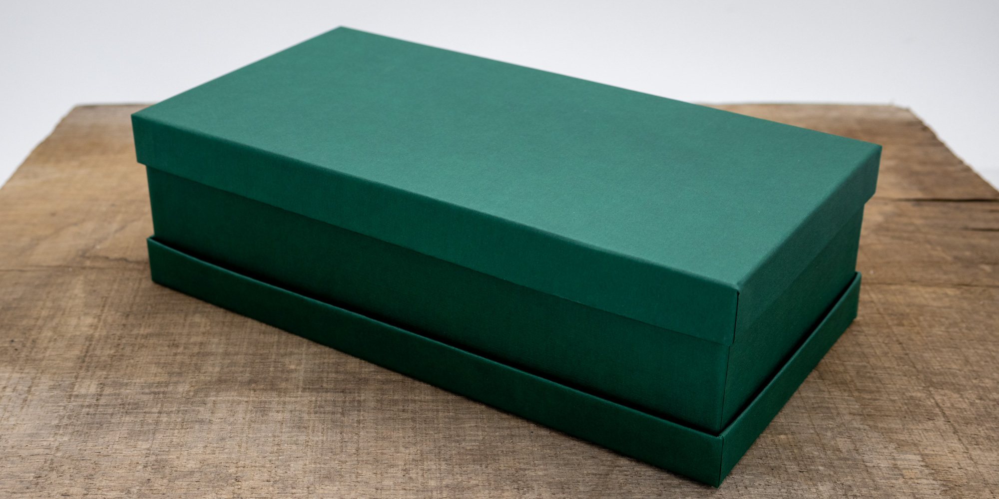 Premium Geschenkkarton - Dunkelgrün
