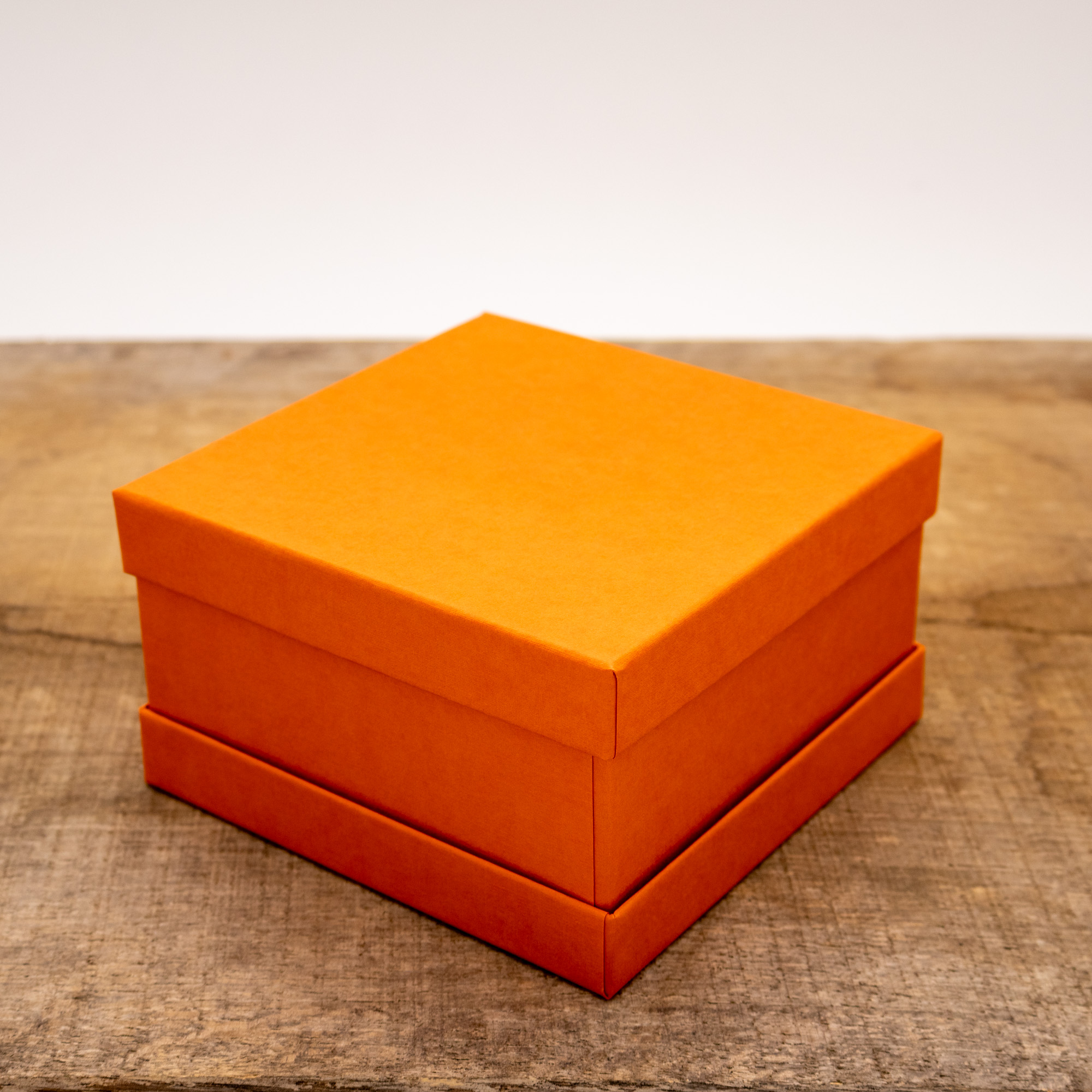 Premium Geschenkkarton - Orange