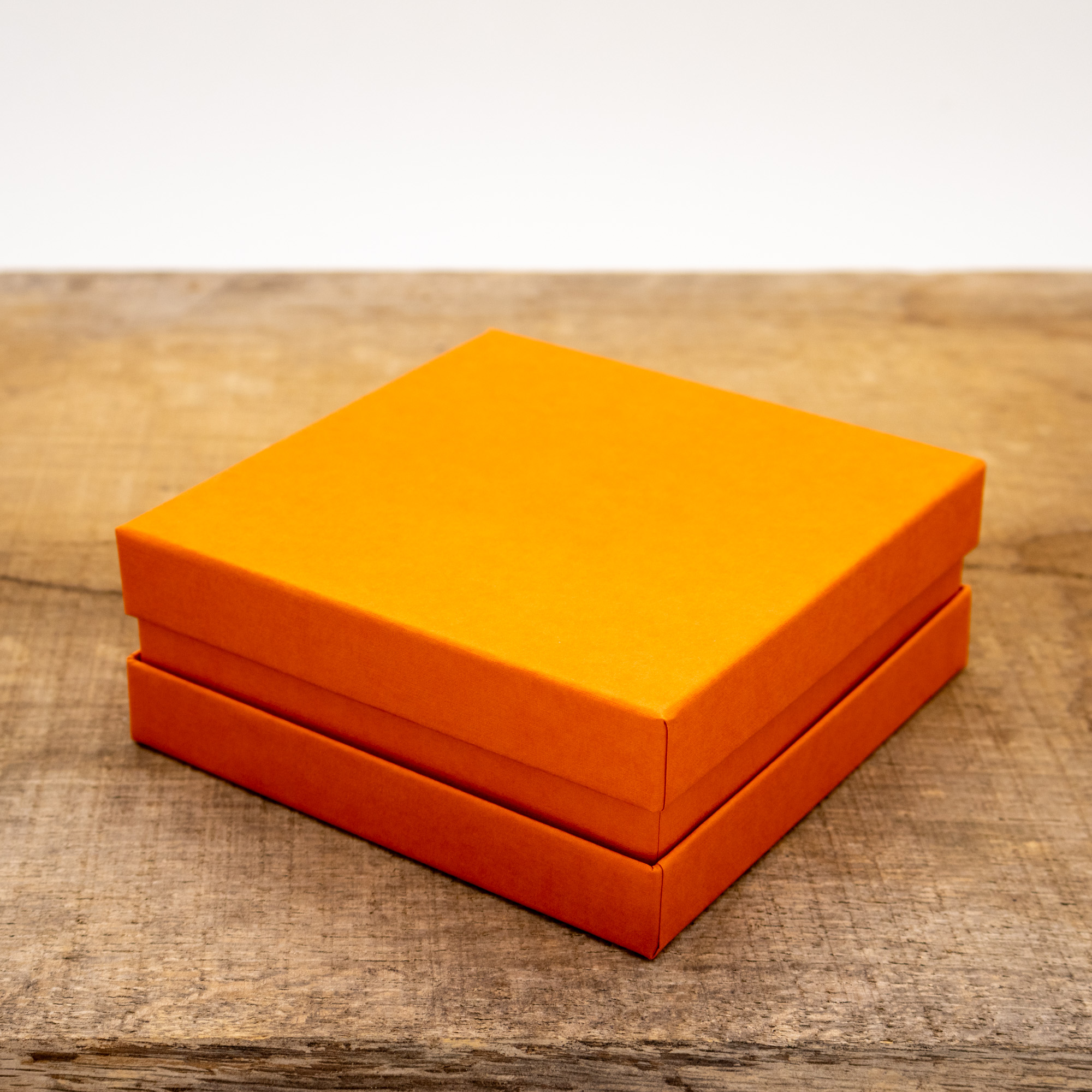 Premium Geschenkkarton - Orange
