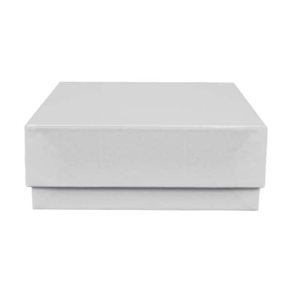 weisser-karton-ecke Kryobox aus Karton 133 x 133 x 50 - Standard weiß