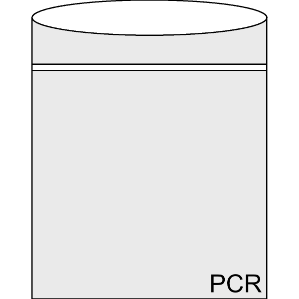 Minigrip-Beutel PCR 70x100 mm 0,06 mm